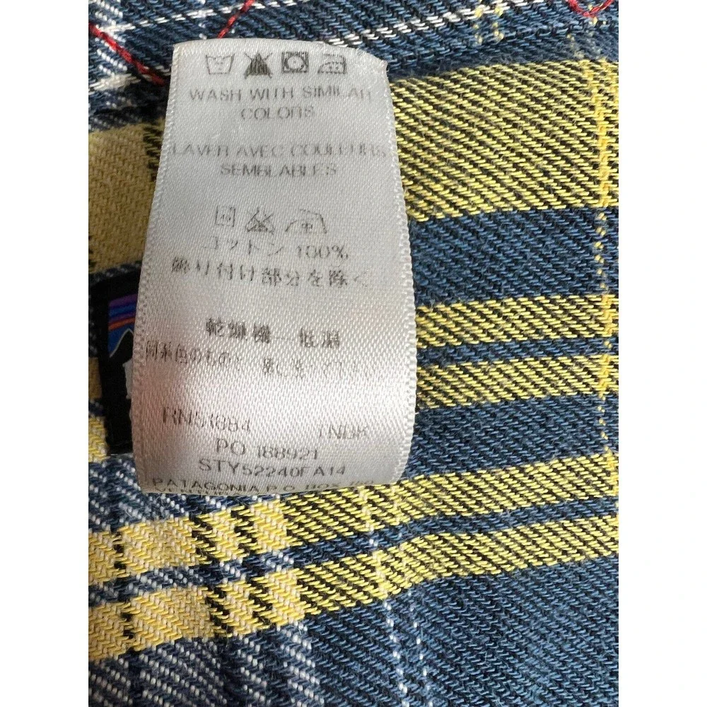 Patagonia Organic Cotton Plaid Flannel‎ Men’s Size Medium